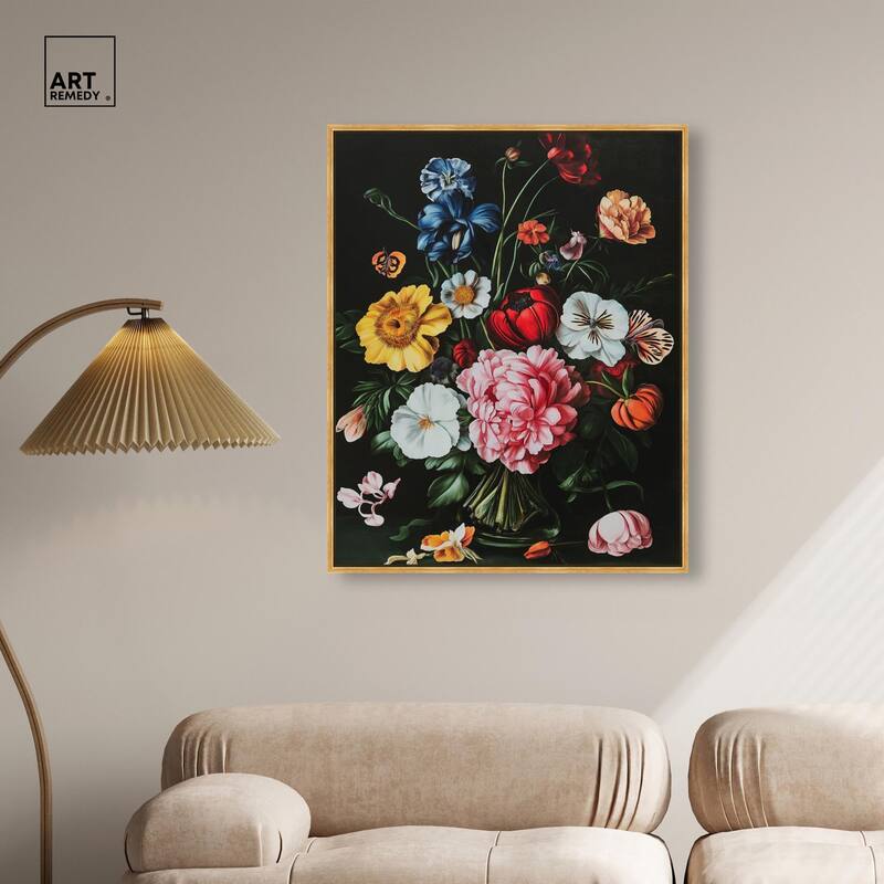 Violet Vignette I Canvas by Art Remedy