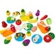 preview thumbnail 8 of 10, 46-Piece Play Food Set by Hey Play - Multicolor