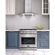 preview thumbnail 2 of 16, Cosmo 30 in. Freestanding Gas Range with 5 Sealed Burners and 4.5 cu. ft. Convection Oven in Stainless Steel