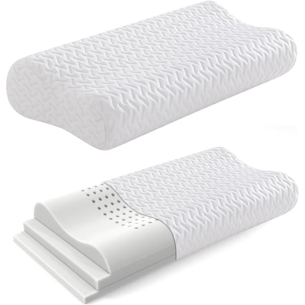 Neck Support Pillows For Sleeping Ergonomic Memory Foam Review