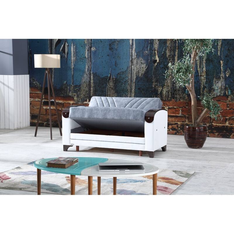 Living Room Convertible Sleeper Loveseat