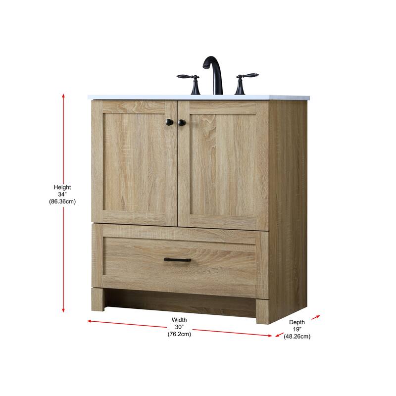 Fresco 18 - 30 Inch Single Bathroom Vanity