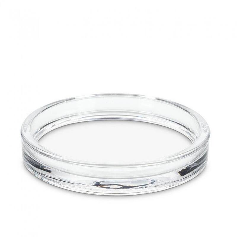 Simple Classic Wine/ Base Candle Holder - Clear