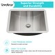 preview thumbnail 3 of 7, 18" Undermount Stainless Steel Single Bowl Bathroom Basin Vessel Sink - 18in. X 13in. X 5 in.