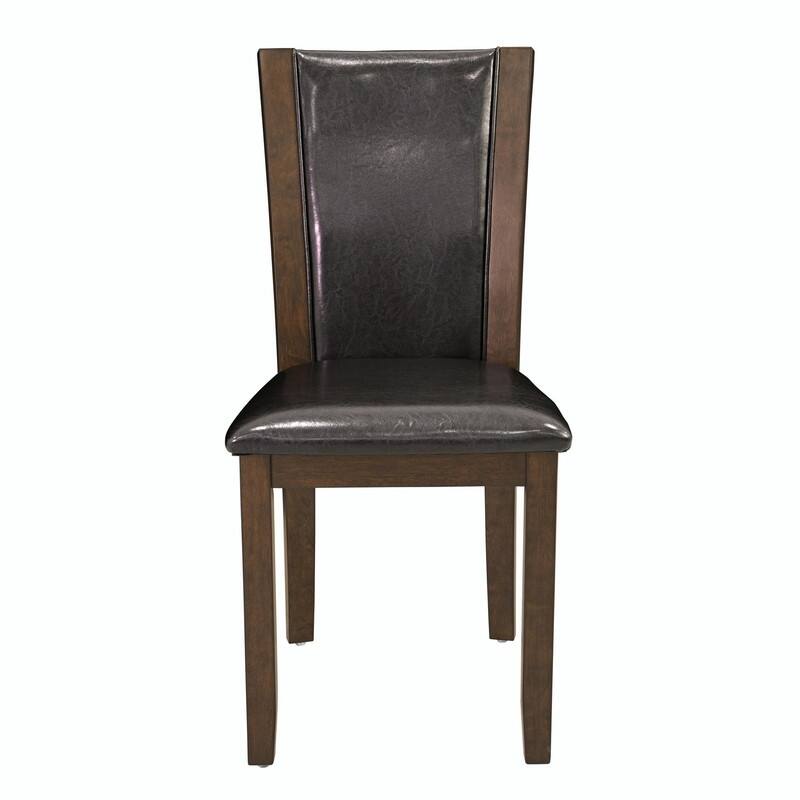 Wooden Dining Chairs Set of 4, Upholstered Side Chairs with Padded Seat for Kitchen & Dining Room