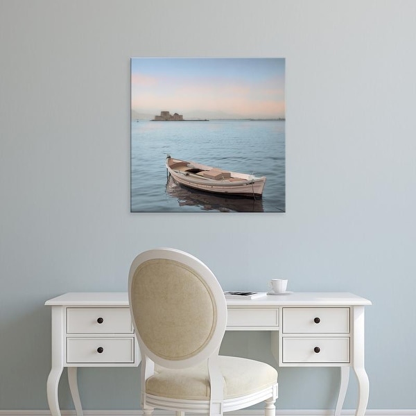 Easy Art Prints Alan Blaustein's 'Mediterranean Boat #1' Premium Canvas Art