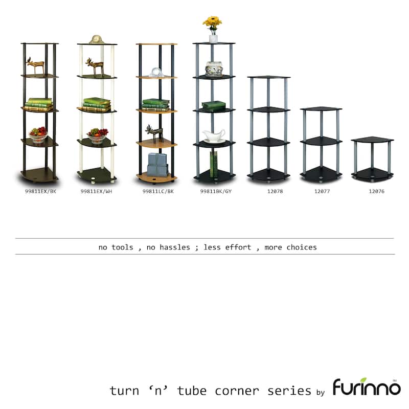 Porch & Den St. Marks 5-tier Corner Shelving Unit