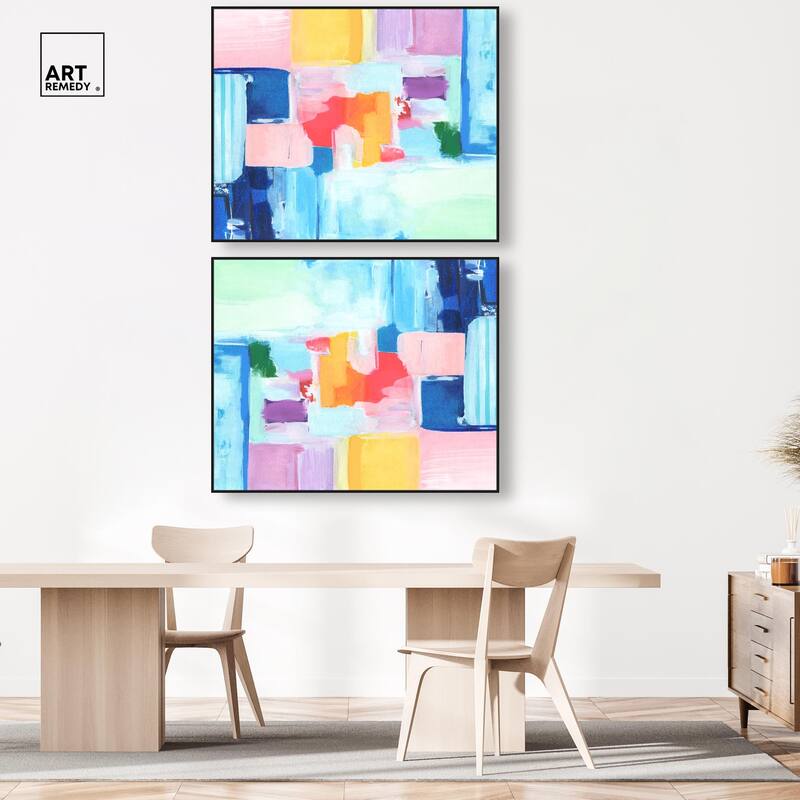 Navy Red Hustle Sneaker Canvas by Art Remedy