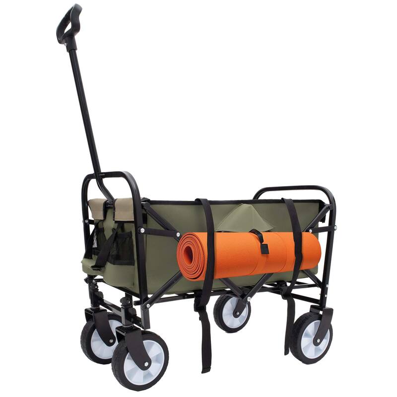 2.1 cu ft. Steel Foldable Wagon Cart