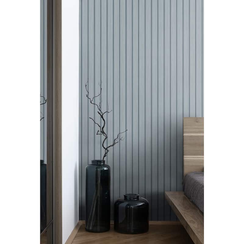 Stacy Garcia Home Faux Wooden Slats Peel and Stick Wallpaper