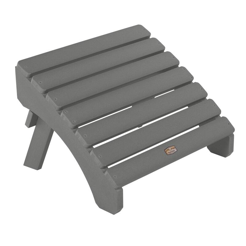 HIGHWOOOD Essential Adirondack Chair with Folding Ottoman