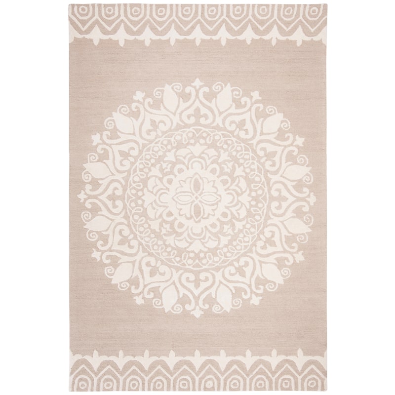 SAFAVIEH, Handmade Bella Willien Modern Floral Wool Rug