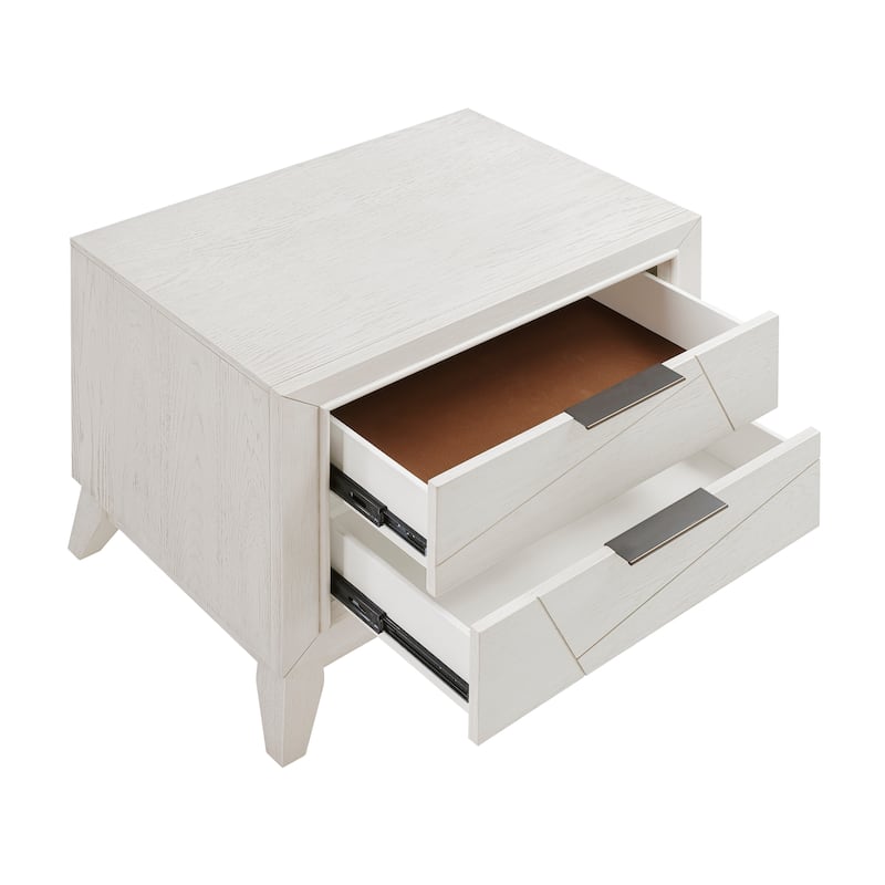 Nightstand with Drawers Modern Bedroom Furniture 1pc