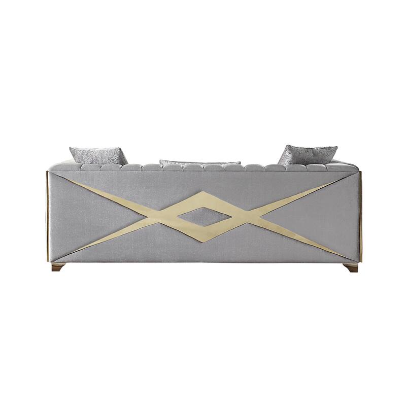 Velencia Contemporary Style Sofa Made with Wood