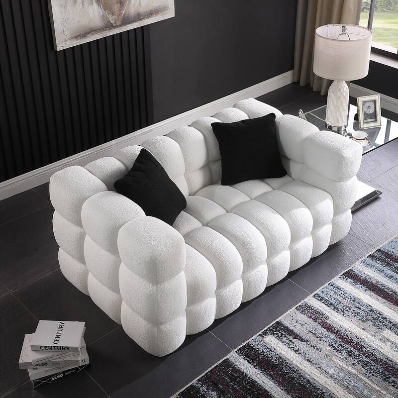 Modern Boucle Sofa Set for Living Room