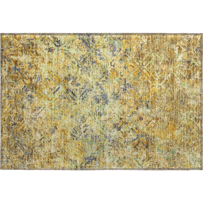 Premium Washable Super Soft Trellis Distressed Mayfield Rug