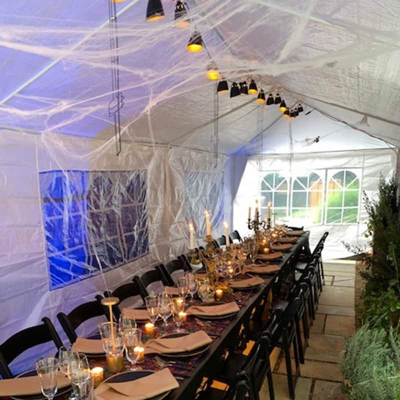 30 FT Steel Frame Wedding Party Tent Patio Canopy