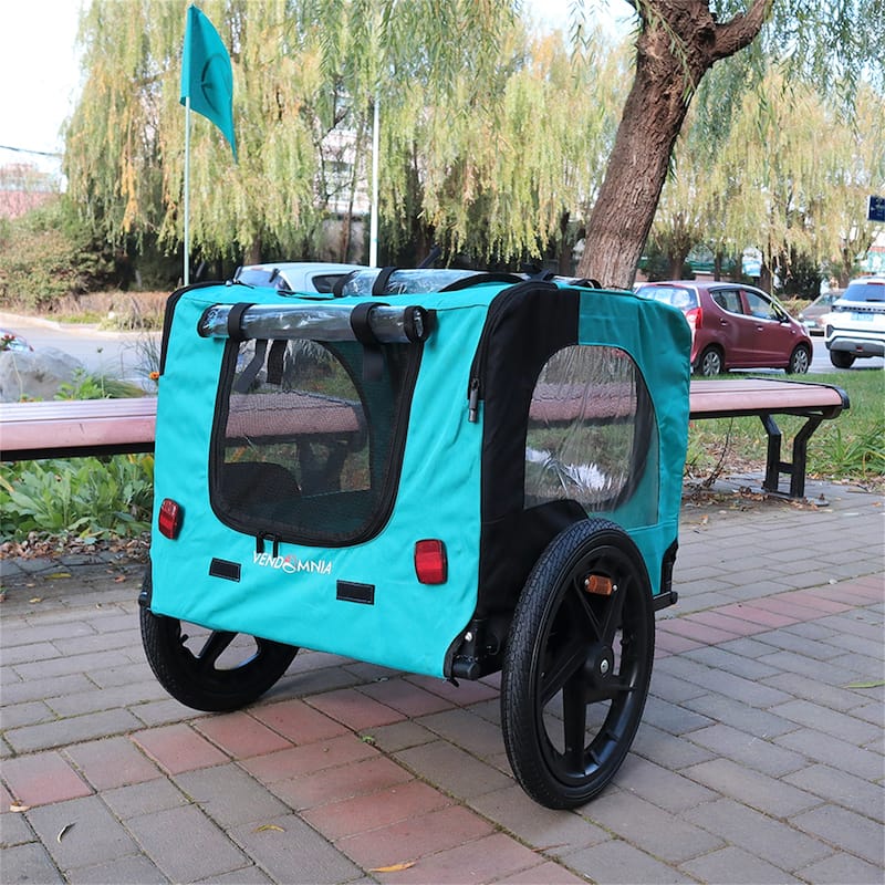 Outdoor Pet Jogging Stroller Foldable Dog Carriers Bicycle Trailer