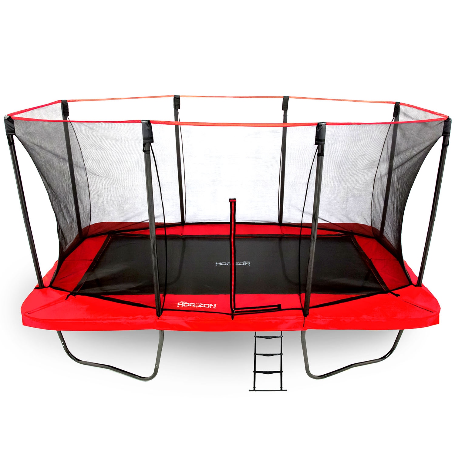 SkyBound Horizon 11 x 18 ft Rectangle Trampoline with Full Safety Net Enclosure System