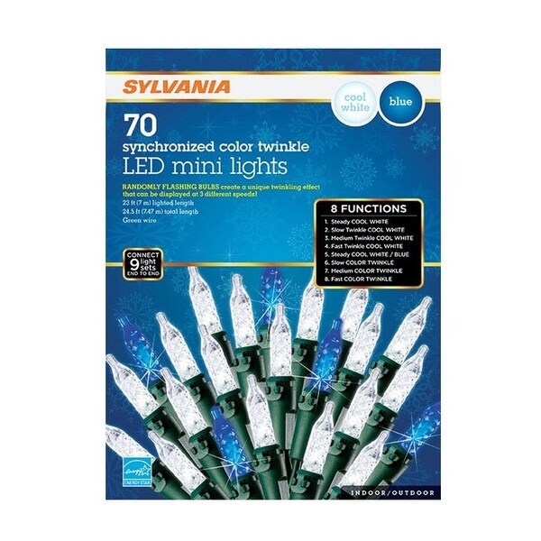 Sylvania 70 led mini lights outlet