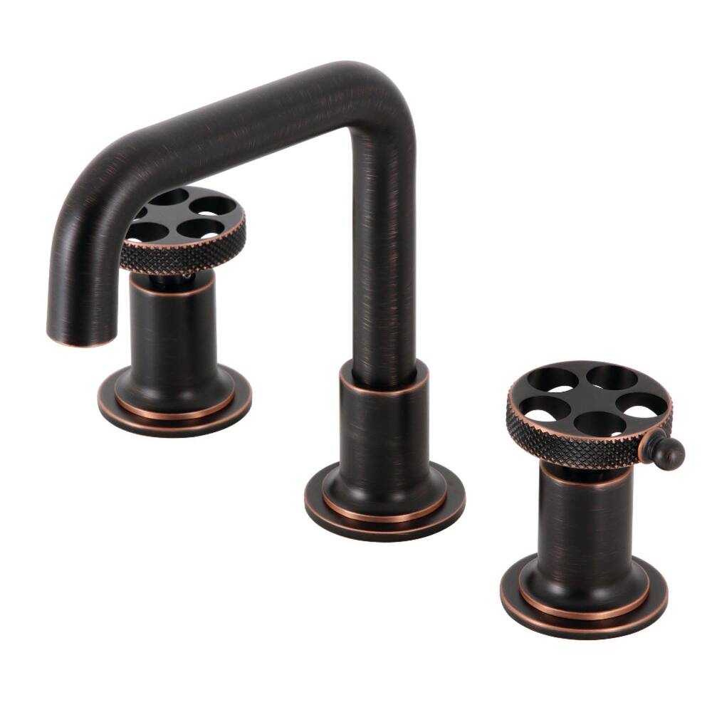 Kingston Brass KS142RKX Webb 1.2 GPM Widespread Bathroom Faucet with