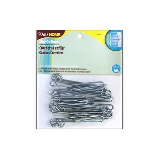 Shop Dritz Home Slip On Drapery Hooks 3 14pc Free Shipping On