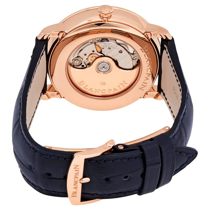 Blancpain Villeret RG Ultra Slim Moonphase Calender Men's Watch - Blue - 40mm