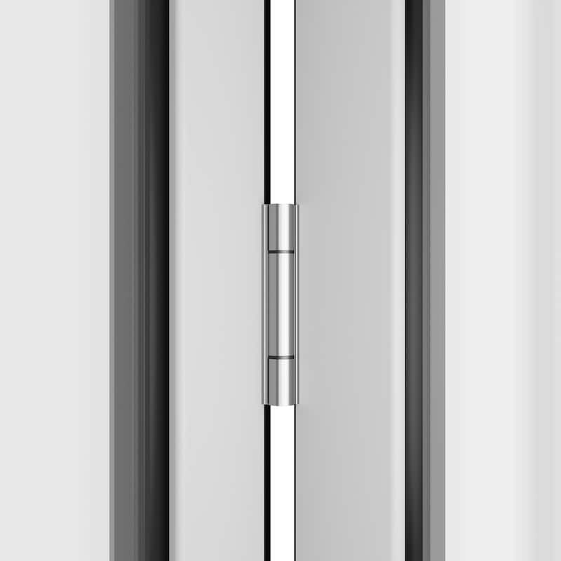 KaMic 120" x 96" 4-Panel Aluminum Patio Folding Door Right to Left-Outswing