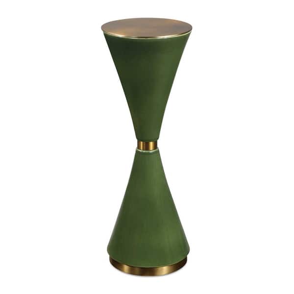 slide 2 of 4, Uttermost Ronde Jade Green Drink Table