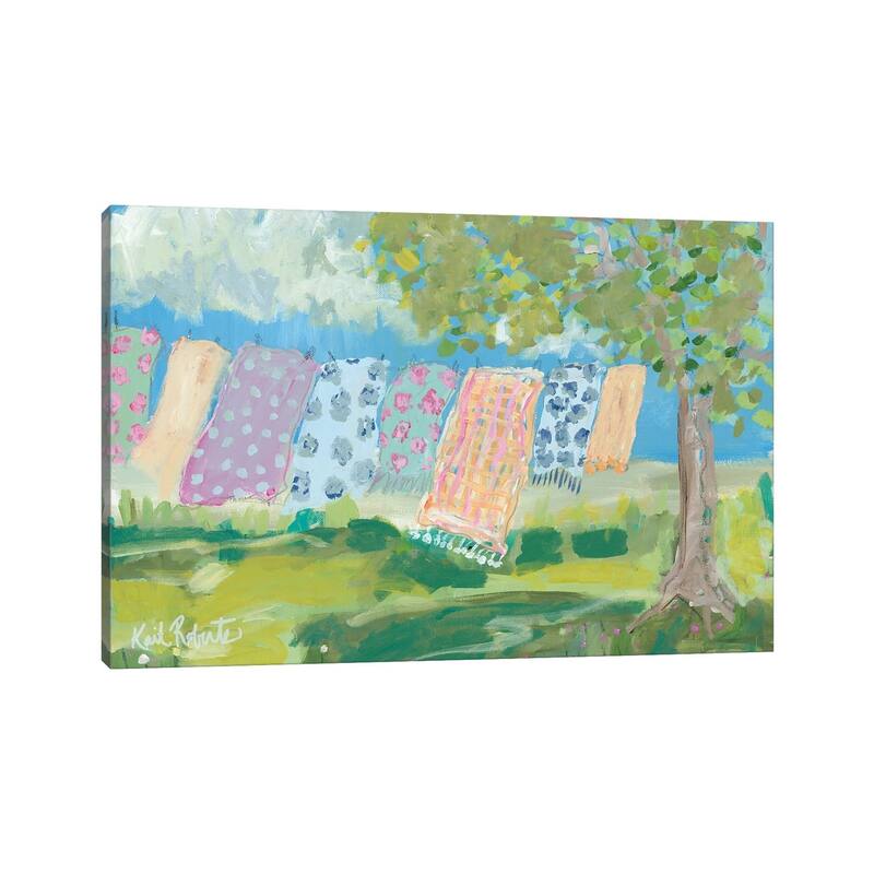 iCanvas "Laundry Day" by Kait Roberts Canvas Print