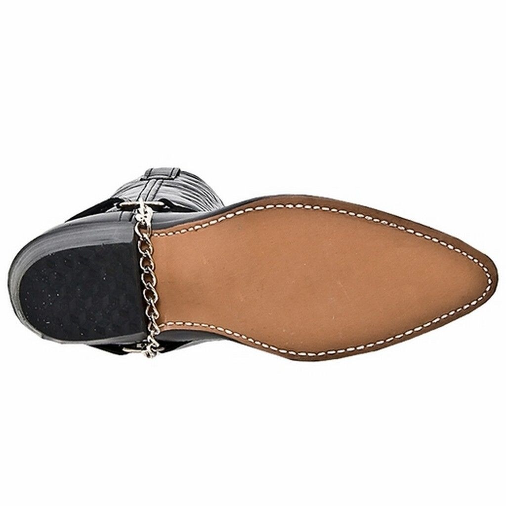 Laredo Western Boots Mens Tallahassee Silver Toe Plate Black  display picture 1