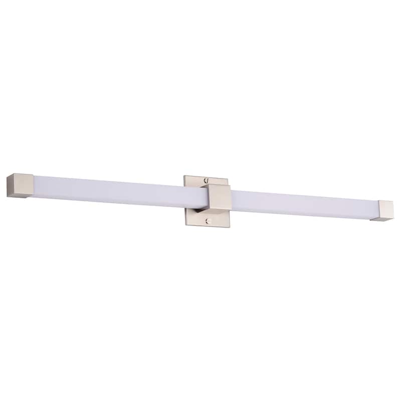 Brightwyn 35 Inch LED Vanity Brushed Nickel Finish - Brushed Nickel - Brushed Nickel