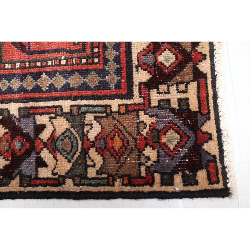 ECARPETGALLERY Hand-knotted Antalya Vintage Red Wool Rug - 4'6 x 8'5
