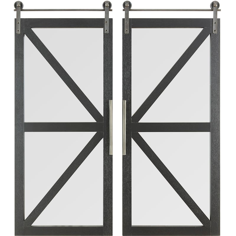 FirsTime & Co. 2-pc. Wooden Barn Door Wall Plaque Set