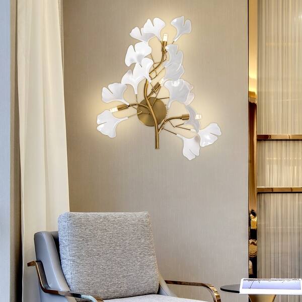 slide 2 of 6, Modern Gold Wall Light Fixtures Luxury Indoor Wall Lamp.