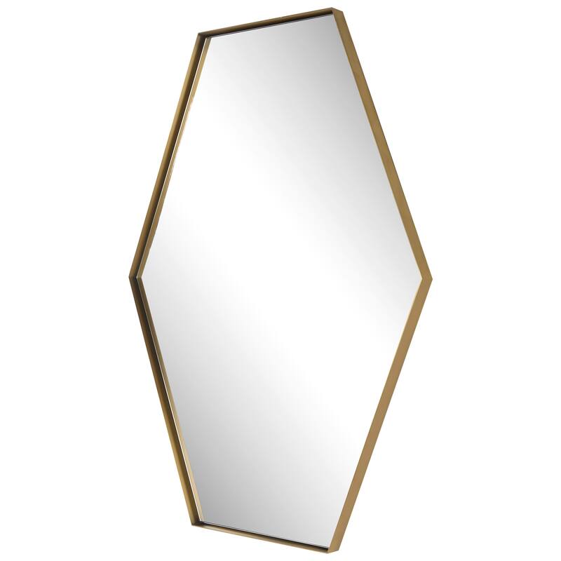 Uttermost 09894 Ankara 25" W x 34" H Geometric Framed Bathroom Mirror