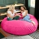 preview thumbnail 15 of 66, Jaxx Cocoon 6 Ft Giant Bean Bag Sofa and Lounger for Adults, Microsuede