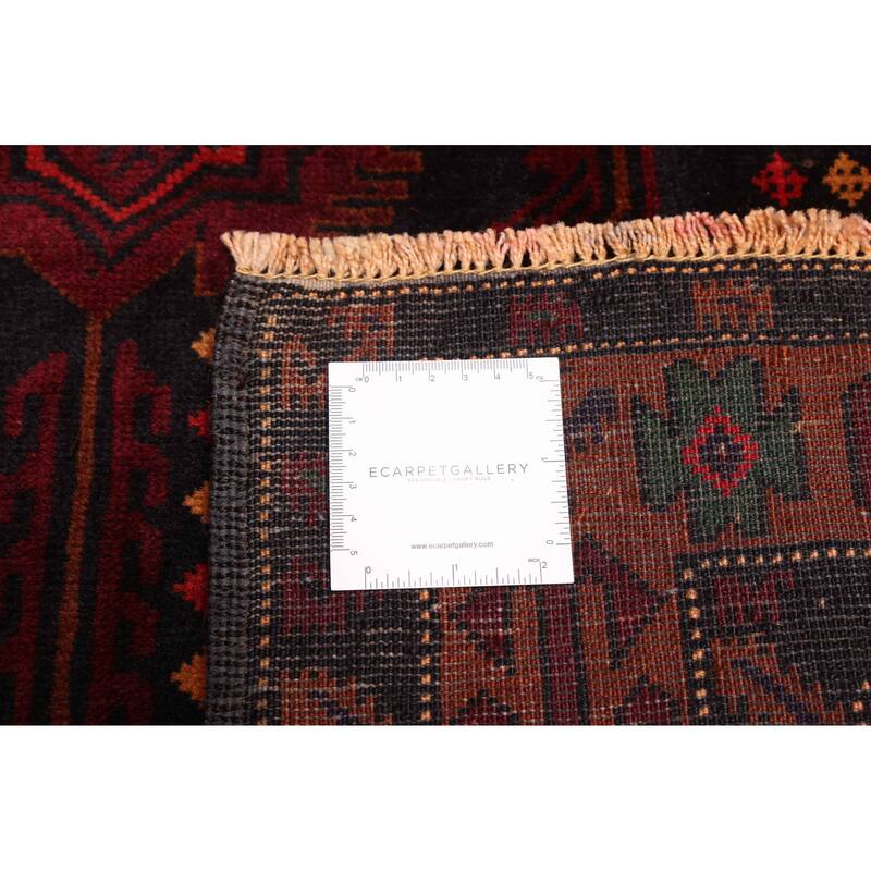ECARPETGALLERY Hand-knotted Teimani Brown, Burnt Orange Wool Rug - 3'11 x 7'8