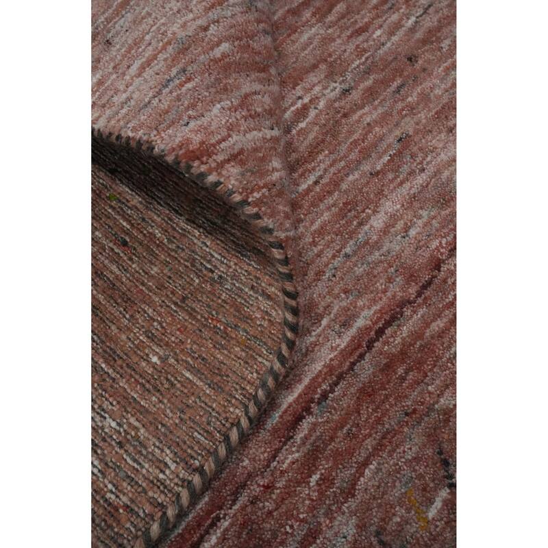 Hand Knotted Oriental 100% Wool Carpet Tribal Animal Pictorial Oranges & Rust Gabbeh Area Rug - 11' 3'' X 8' 9''