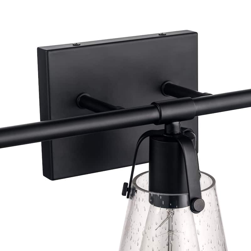 Modern Vanity Light Wall Mount Sconces with Glass Shade