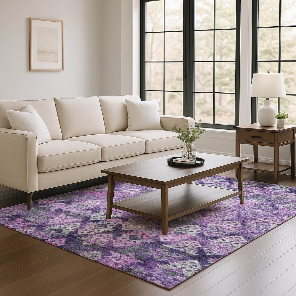 Premium Washable Super Soft Boho Medallions Mayfield Rug