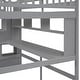 preview thumbnail 19 of 20, Full Size Solid Wood Loft Bed with Built-in Desk, Bookshelves and Storage Staircase