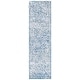 preview thumbnail 21 of 21, SAFAVIEH Handmade Glamour Isey Contemporary Viscose Rug 2'3" x 8' Runner - Blue/Ivory - Runner