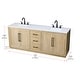 preview thumbnail 7 of 9, Elegant Lighting VF29084D Chase 84" Free Standing Double Basin Vanity