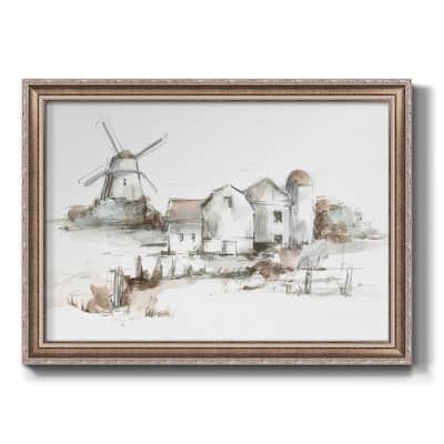 Old Mill Farm II Premium Framed Canvas- Ready to Hang