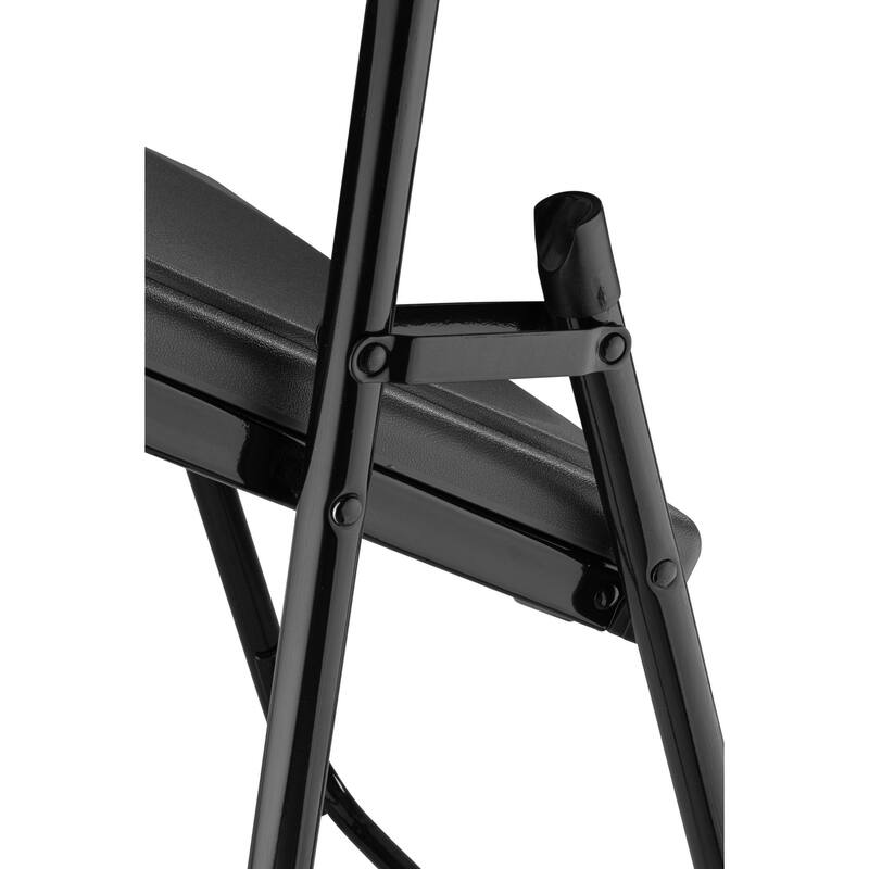 (4 Pack) NPS 800 Series Premium Lightweight Plastic Folding Chair, Charcoal Slate