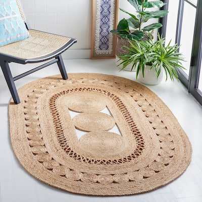 SAFAVIEH Handmade Natural Fiber Ambrogia Jute Rug