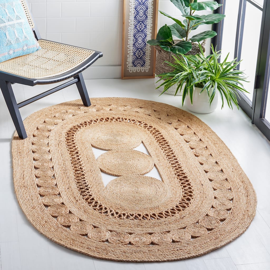 SAFAVIEH Handmade Natural Fiber Ambrogia Jute Rug