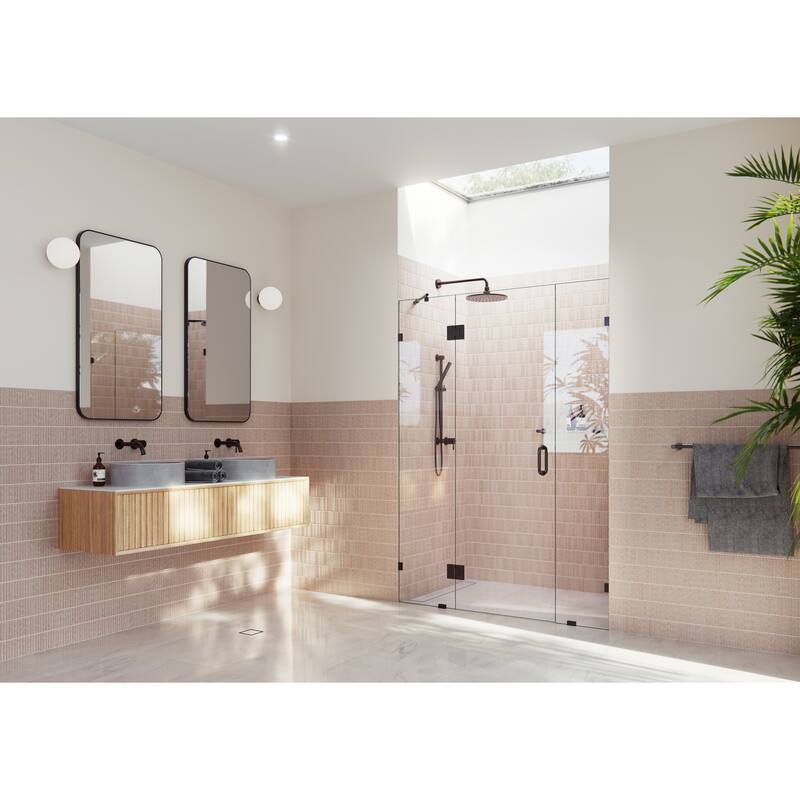 Glass Warehouse 78" x 57" Frameless 3 Panel Inline Shower Door