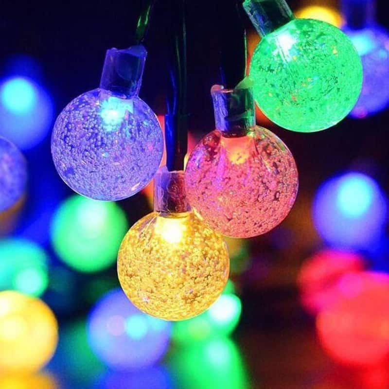 32FT 50 LED Waterproof Fairy Bubble Crystal Ball Light